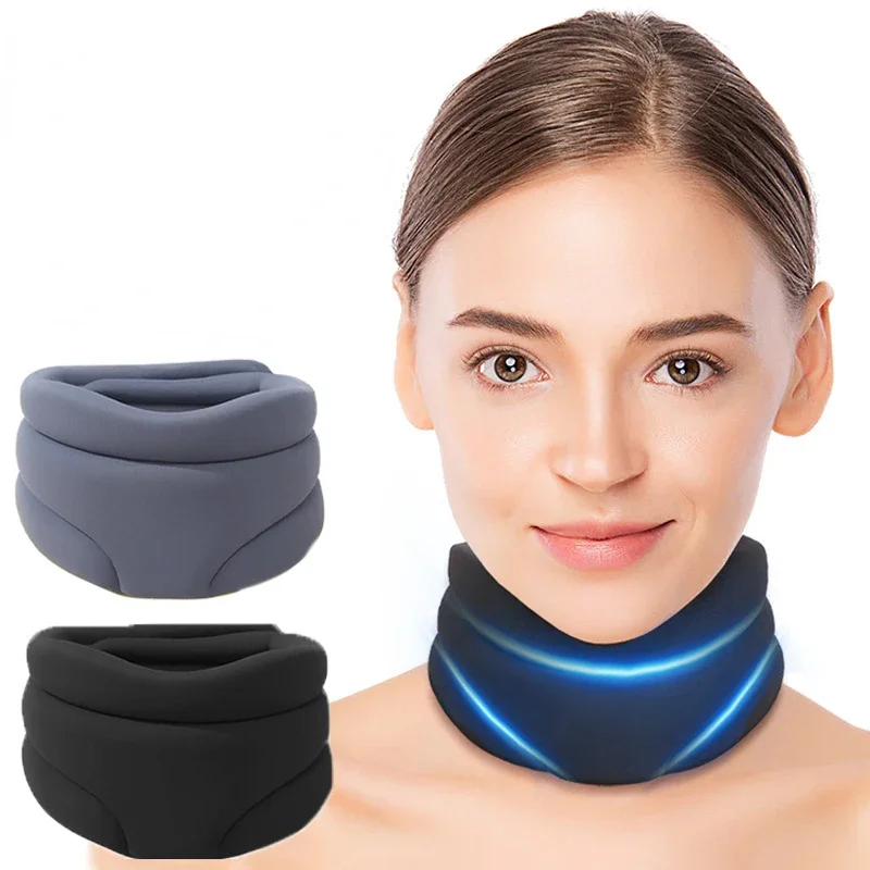 Sleeping Soft Foam Neck Bracket Corrector Relieves Pain Protects Cervical Fixation Neck Sleeve Prevents Neck Leaning Forward