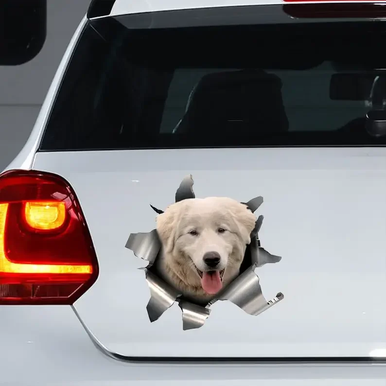 

Maremma-Abruzzi Sheepdog car sticker, Maremma Sheepdog decal, Maremma Sheepdog magnet