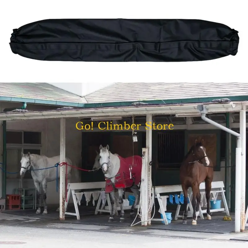 Q84C Universal Horse Fence Protector Machine Horse Trailer Chest & Butt Bar Cover Waterproof Fabric Protector For Daily Training