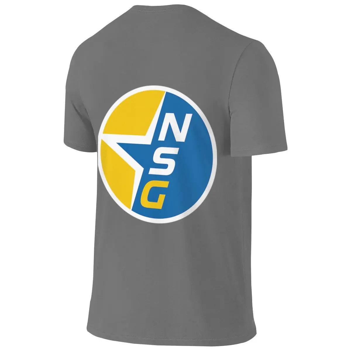 New Star Games Circle Standard Shoulder Reversible T-shirt Sweet-Cool Vibe Youthful Feeling Basic Tee