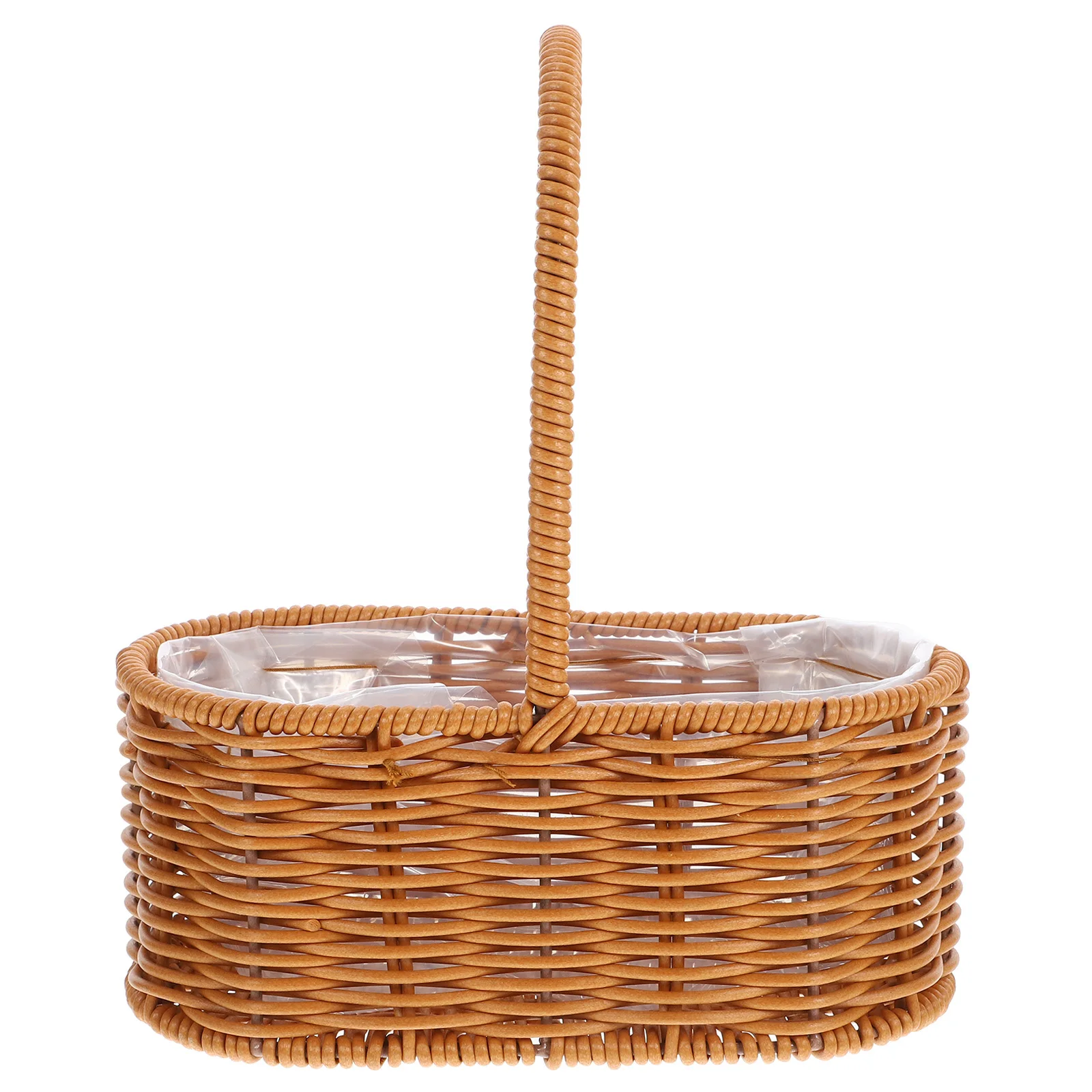 Рисунок 3 - Тканая корзина для цветов с ручкой