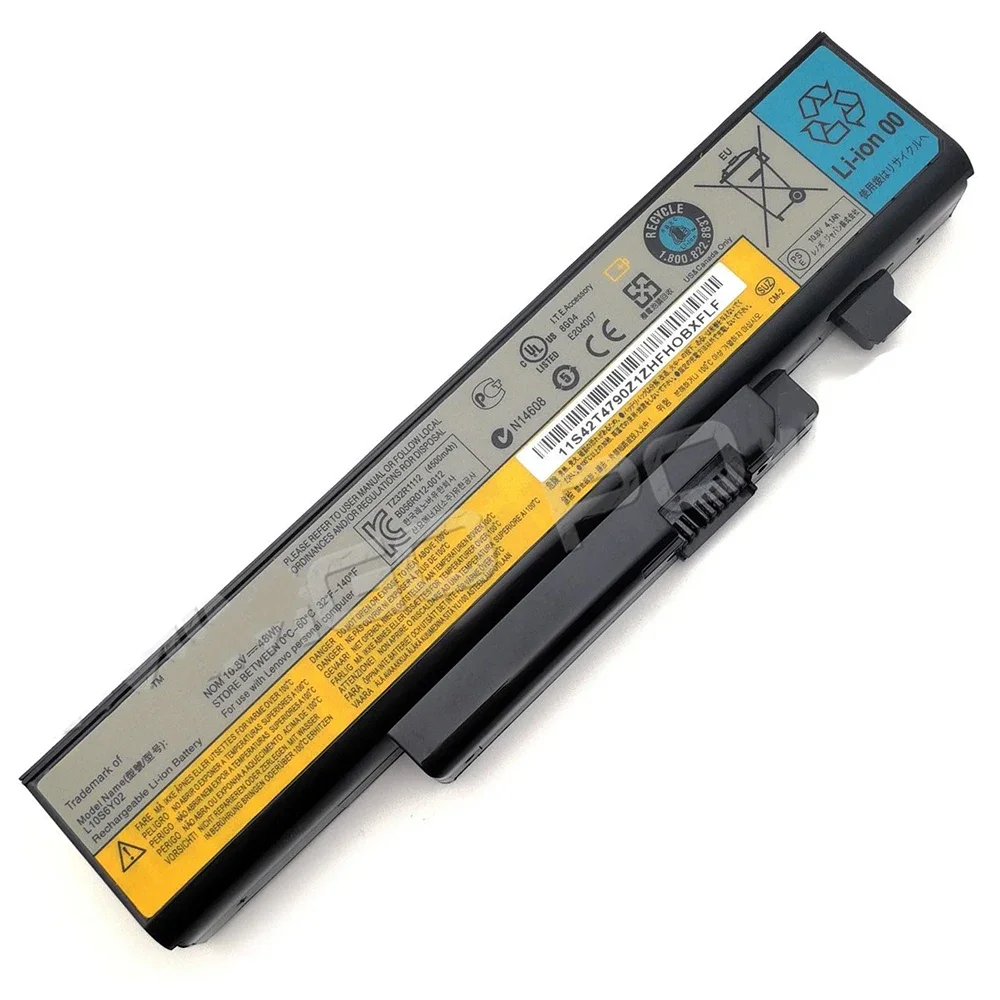 Imagem -04 - Lenovo-bateria Original do Portátil 10.8v 48wh Lenovo Ideapad Y470 Y470p Y570 57y6625 57y6626 L10p6f01 L10s6f01 L10s6f01 Brand New