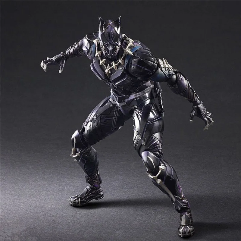 

PLAY ARTS Marvel Avengers Black Panther Action Figure Super Hero PVC Collectable Model Toys Birthday Gifts 27cm