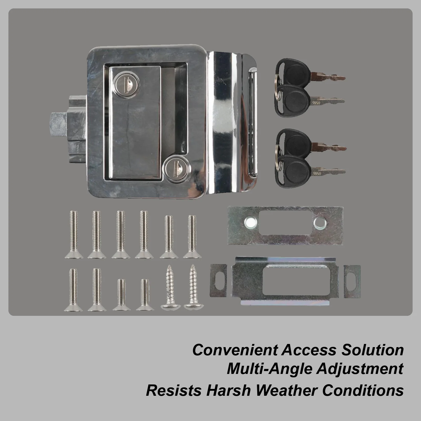 

Rv Door Lock Replacement Metal Portable Security Hardware Rv Cargo Door Latch With Paddle Deadbolt For Motorhome Hauler