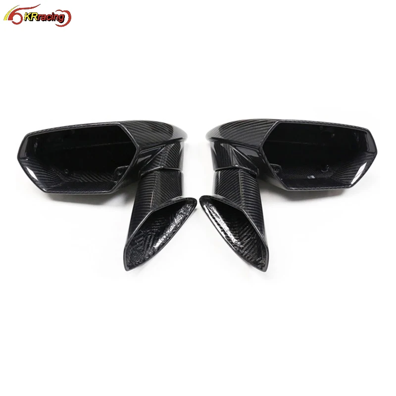 

Dry Glossy Carbon Fiber Side Mirror For Lambo Huracan LP610-4 LP580-2 LP640 2014-2019