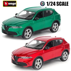 Bburago 1:24 Alfa Romeo Tonale Alloy Luxury Vehicle Diecast Car Model Toy Collection Gift Birthday Present