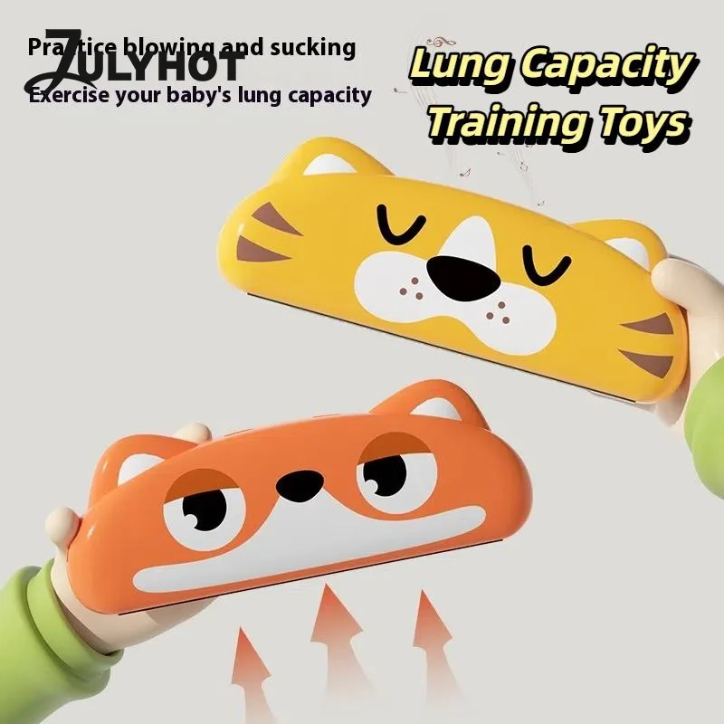 الأطفال الكرتون الثعلب الدب شكل هارمونيكا المبتدئين لغز Easttop اللعب الموسيقى التعليم الرئة قدرة التدريب هارمونيكا