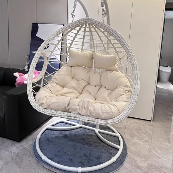 */*Outdoor Hanging Basket Indoor Swing Cradle Hanging Chair Lazy Household Balcony Double Pole Hammock Bird's Nest Hanging Orchi