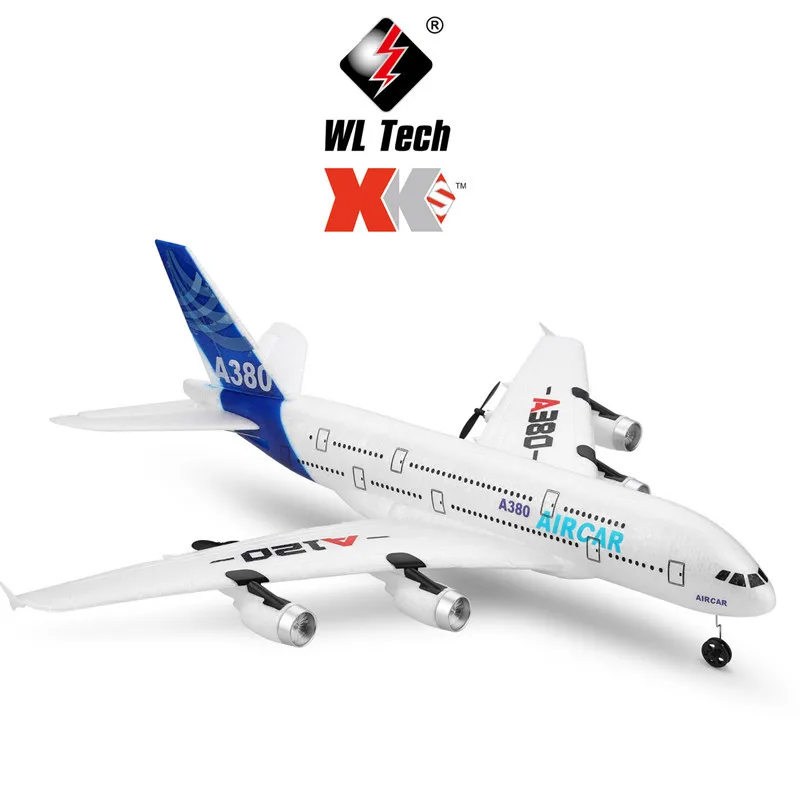 

Weili Xk A120 Airbus A380 Three Channel Epp2.4g Camera Rear Push Dual Power Glider Aircraft Model Toy