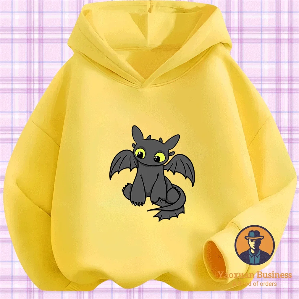 

Модная хлопковая толстовка с принтом «Как приручить дракона» для детей 2-14 лет, осень-зима, хит продаж