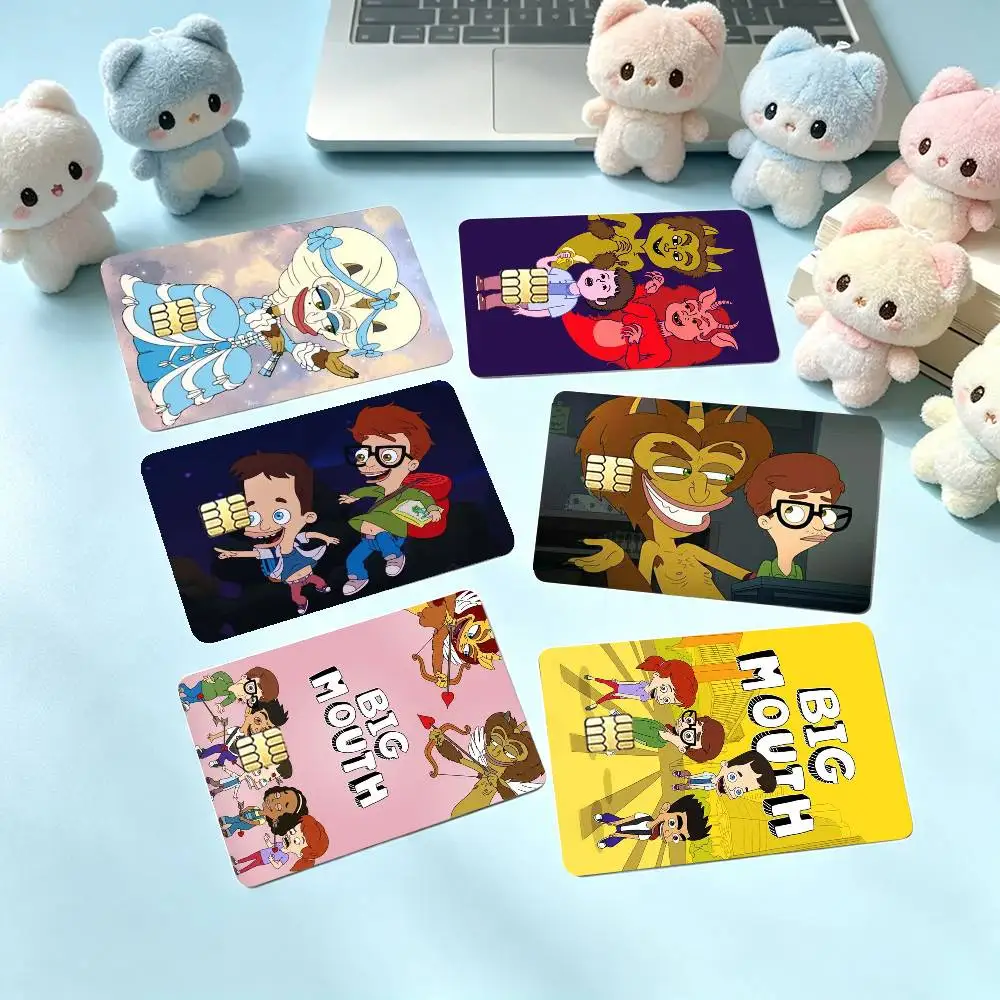 Big Mouth Nick B-Birch Credit Card HD Stickers Small Chip Waterproof Sticker Game Card Decal Gift