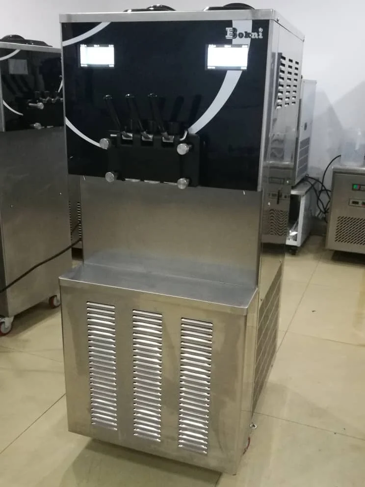 Machine à crème glacée molle commerciale Machine à crème glacée Momoyo Machine à crème glacée molle Machines à collation