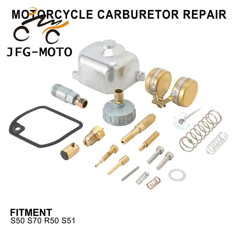 Motorcycles Accessories 1 Set Carburetor Repair Fix Kit Rebuild Tool For Simson 16N1-11 S50 S70 R50 S51 Dirt Pit Bike Moto Parts