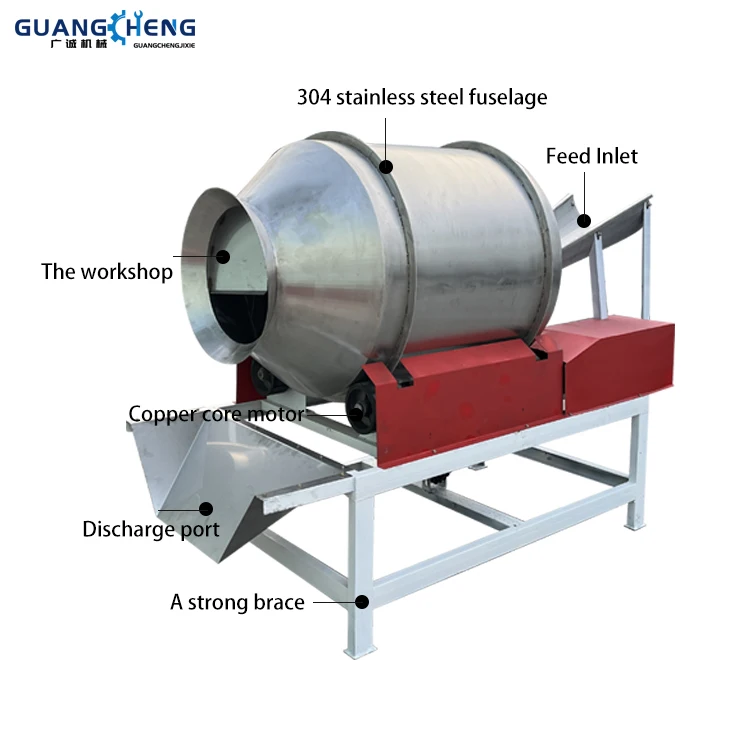 Factory Direct Sales Customized Food Grade 304 Tea Mixer, Grain Mixer, Dry Powder Mixer