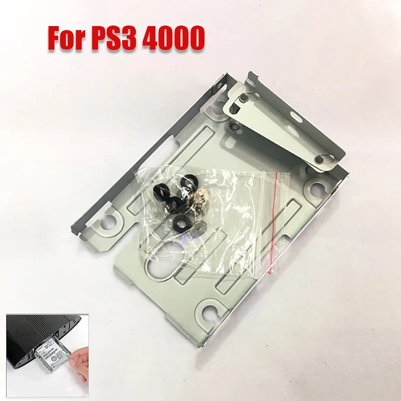 

Metal For PS3 Super Slim Internal Hard Disk Drive HDD Mounting Bracket Holder ++ Screws Game Console Gaming Accessories
