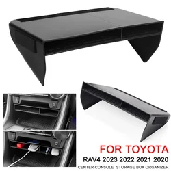 For Toyota RAV4 2023 2022 2021 2020 Center Console Organizer Large Slots Console Storage Box Organizer Tray Secondary Storage