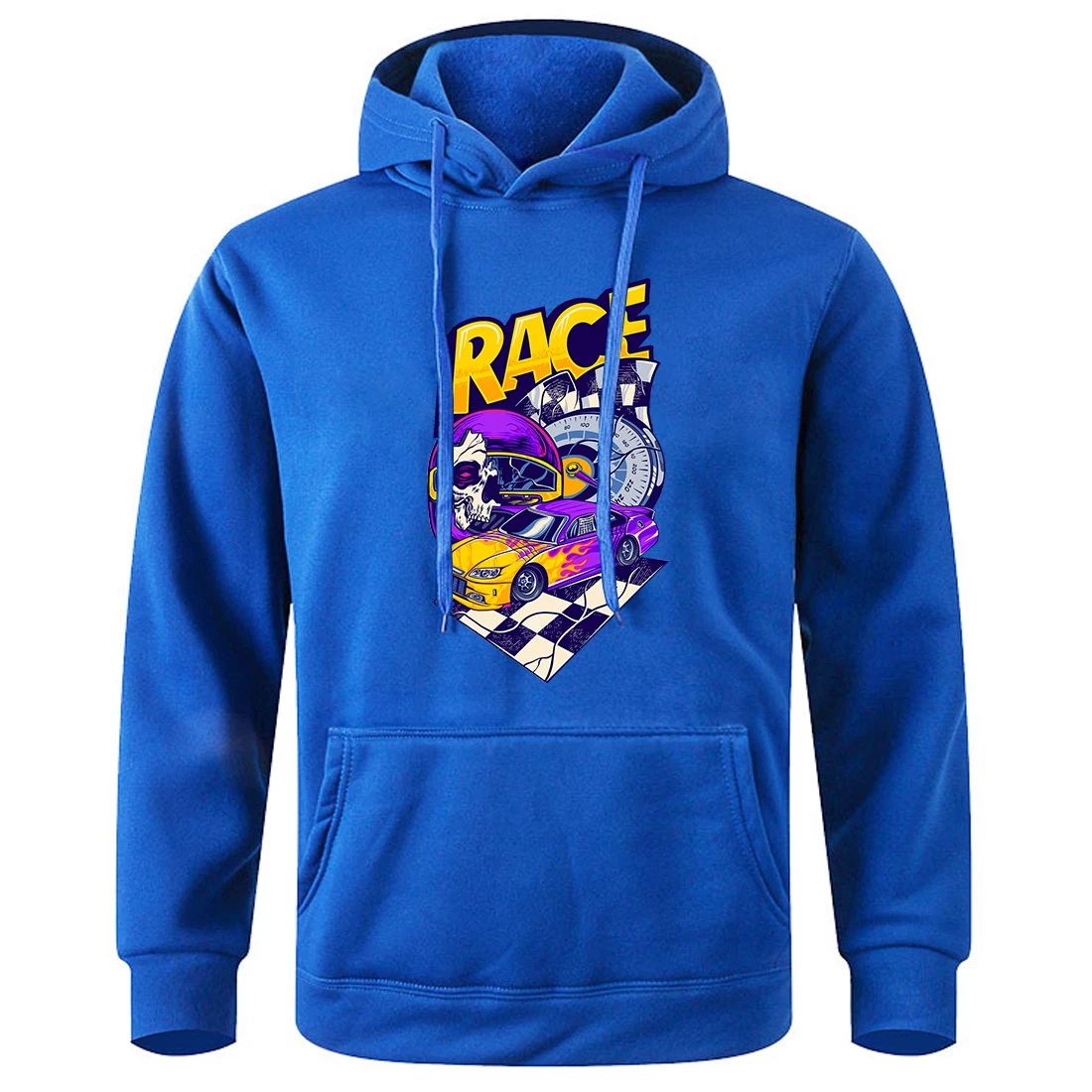 Cool Race Car Printing Man Sweatshirt Novelty Fashion Sports New Hooded O-Neck Casual Tracksuit Customize Loose Oversizedhoodies