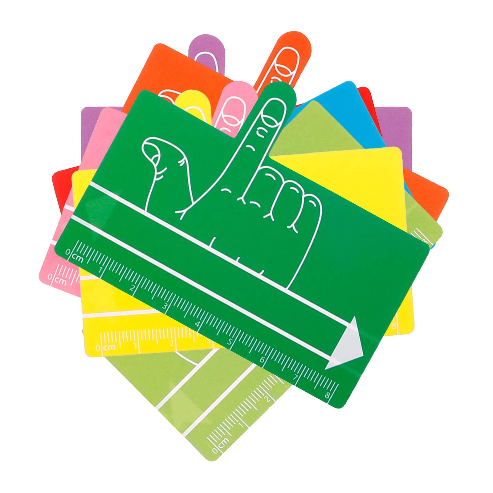 

10pcs 10 PCS Classroom Reading Supplies Guide Strips for Bookmark Aid ABS Helpers Tracker