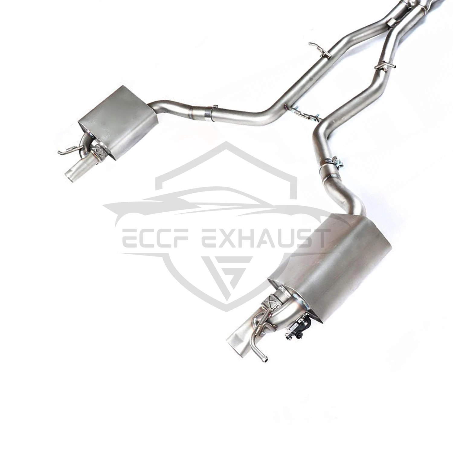 

Performance Upgrade ECCF Stainless Steel Catback Exhaust For Mercedes CLS300 CLS320 CLS350 CLS400 W218 Race Sound Easy Install