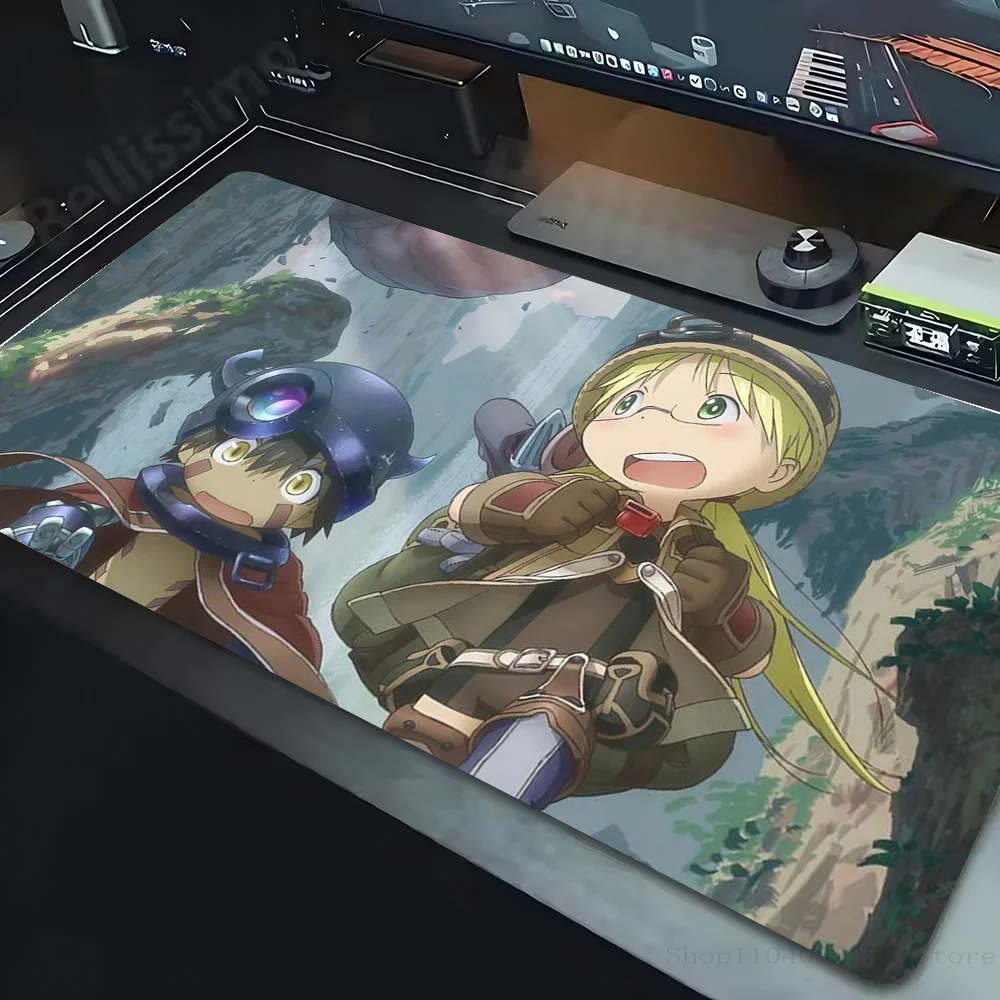 Anime Made In A-Abyss Mousepad Non-slip Suitable For Office Computers Laptops E-sports Game Desk Mats XXL Keyboard