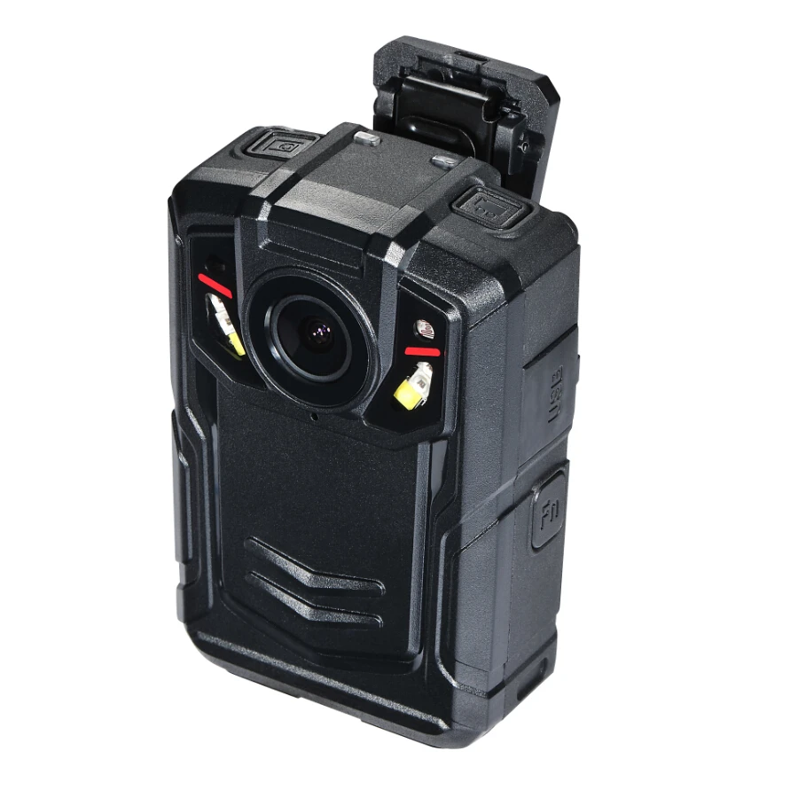 SOS Button Alarm Body Camera ,4G WIFI Free CMSV9 Software For Real Time Body Worn Camera
