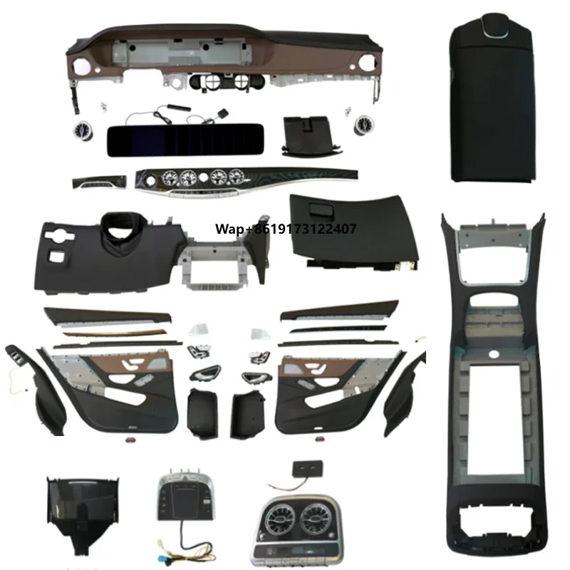 Kit de Acessórios para Interior de Carro, Upgrade de Interior para Carros Classe W221 a W222 de 2006-2013