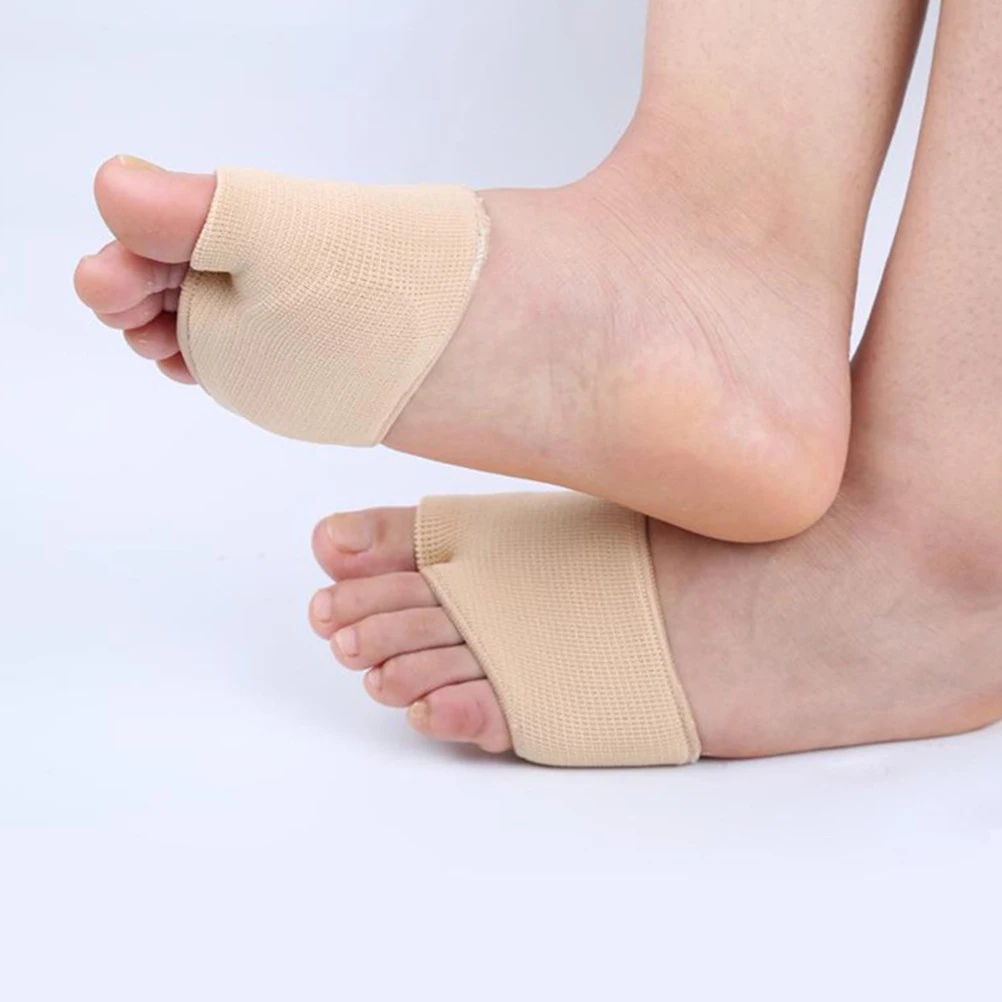 

1 Pair Bunion Protective Cover Gel Forefoot Pads Metatarsal Pain Relief Cushion Callus Corns Plantar Fasciitis Support Reusable
