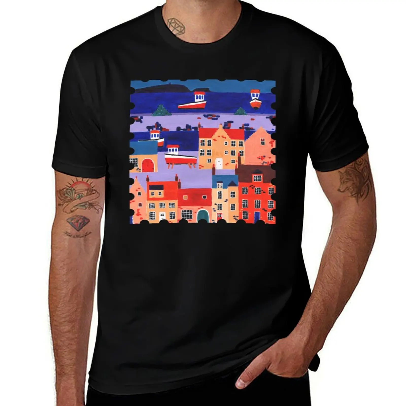 An East Neuk Sea View T-Shirt funny t shirts man men t shirt cotton 100% T-Shirt