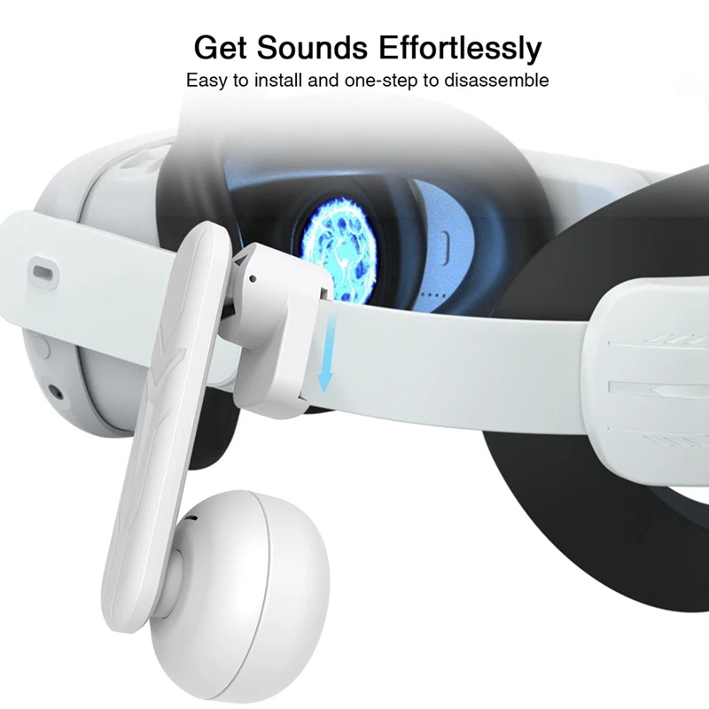 New Model For Meta Quest3 Accessories Independent Headset Quest2 Headset High-Quality Speaker Replacement VR Parts