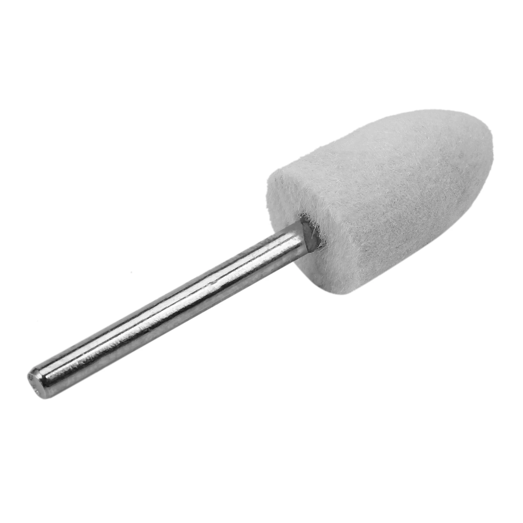 Imitação de lã polimento lustrando pontos set, montado feltro, ferramenta rotativa, 1/8 ", 25pcs