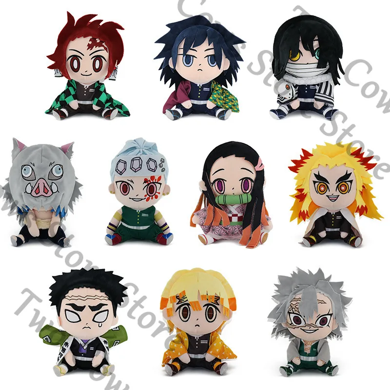

Cotton Doll Demon Slayer Kamado Nezuko Hashibira Inosuke Tomioka Giyuu Agatsuma Zenitsu Cosplay Maumet Furry Puppet Felt Cartoon