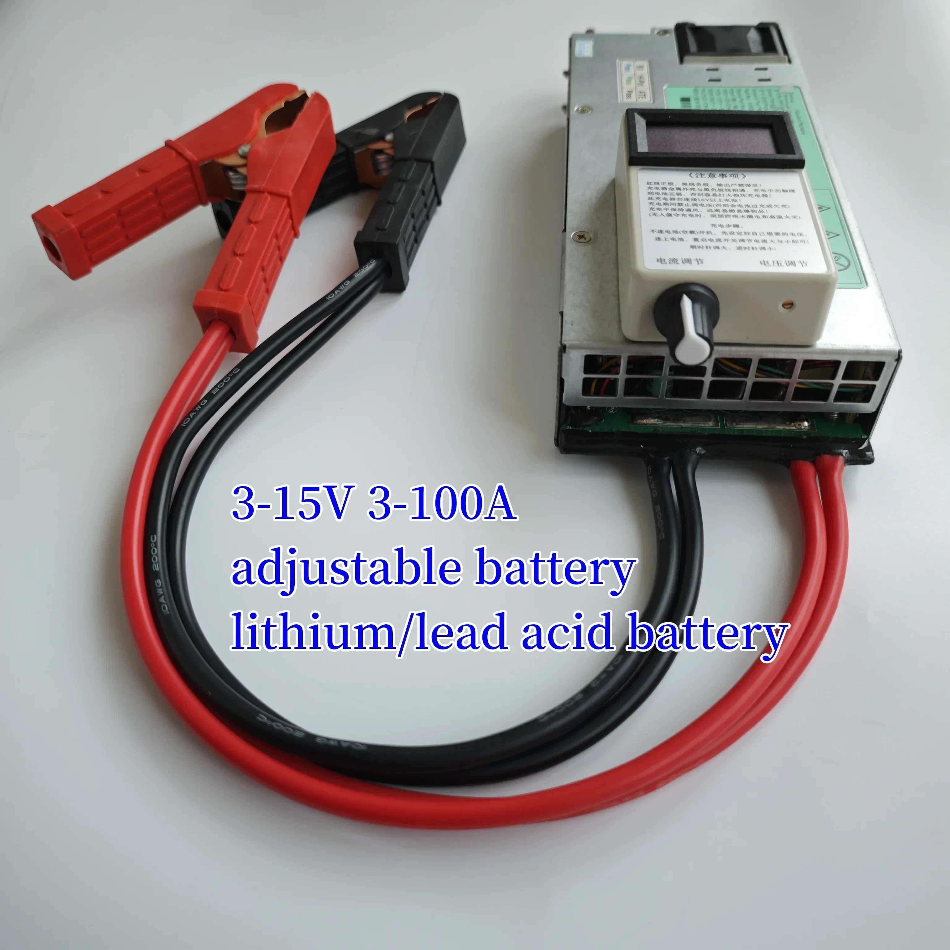 3-15V 3-100A 12V 100A Adjustable Charger 14.6V 100A 12.6v 100A Lithium Polymer For Lithium Ion Battery Lead Acid Battery