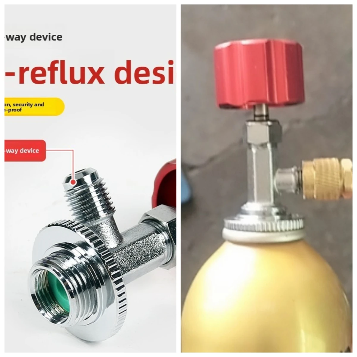 Suitable for 134A bottle opener r1234yf refrigerant opening valve automotive air conditioner fluoride tool