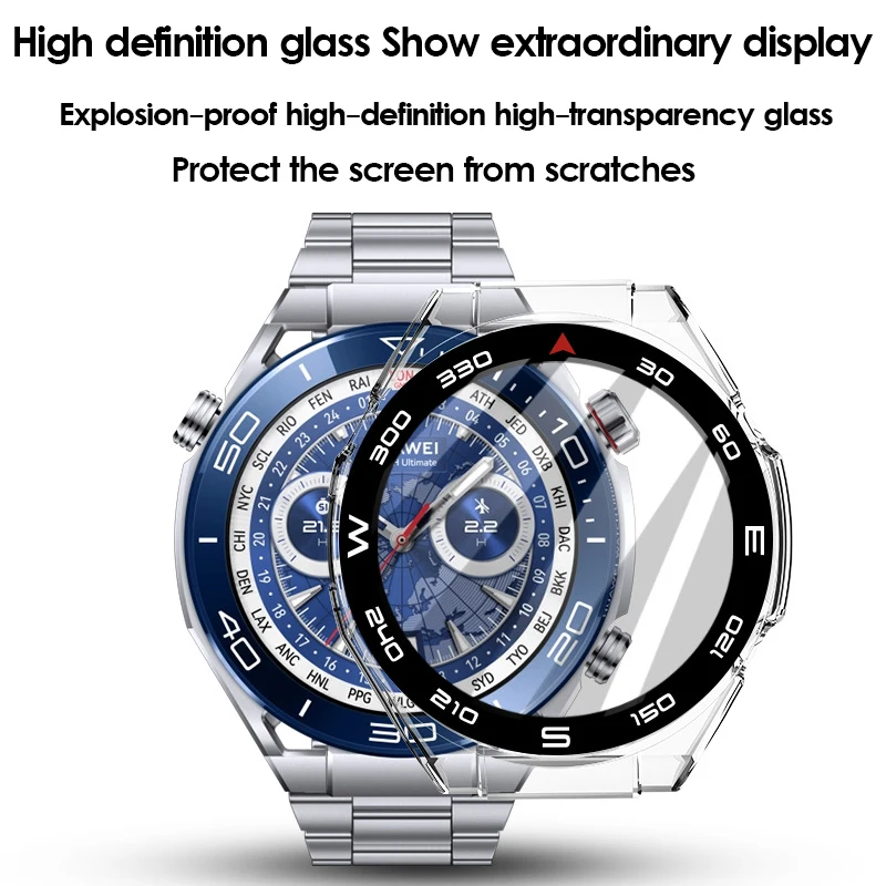 Voor Huawei Horloge Ultieme Pc Beschermhoes Full Screen Protector Case Bescherming Shell Smart Watch Accessorie Hoesjes