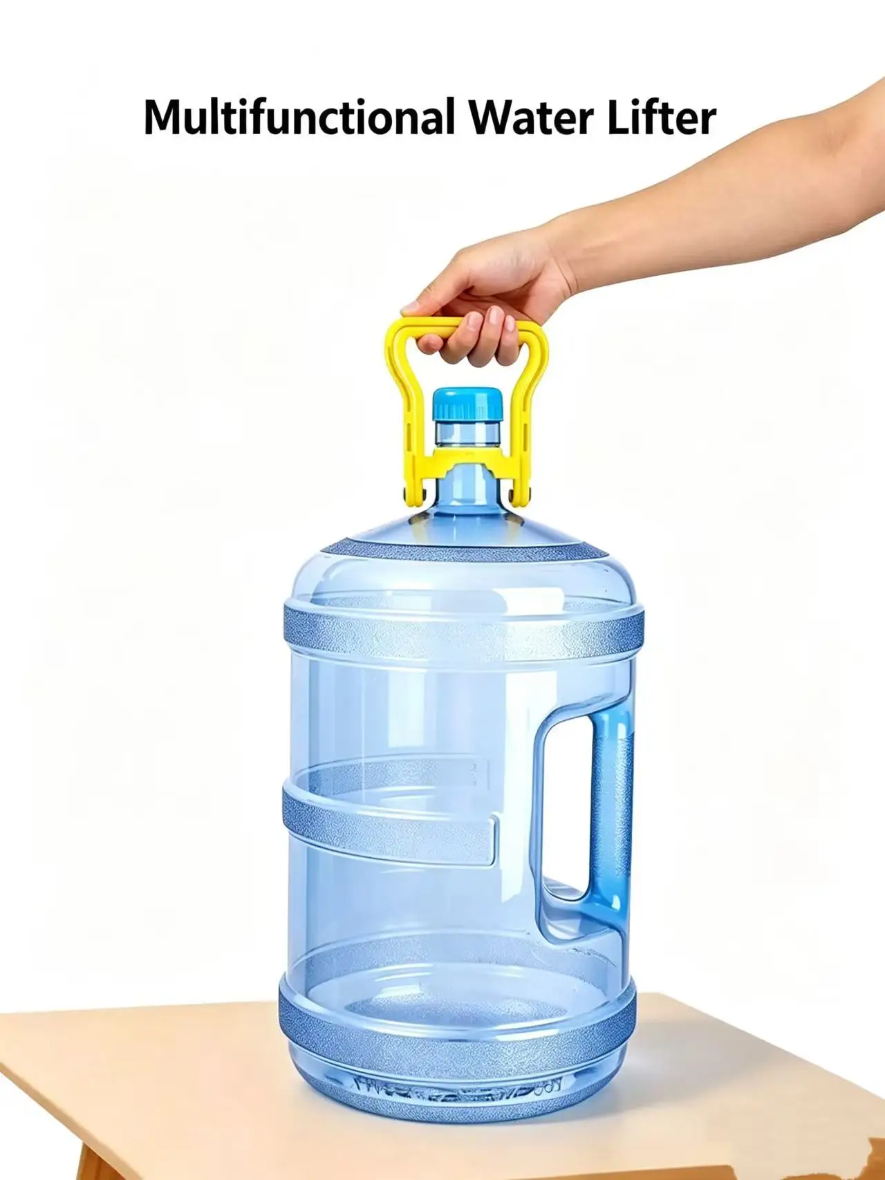 Multifunctional Water Bucket Lifter Labor-Saving Plastic Water Jug Handle Portable Home Water Carrier Random Color