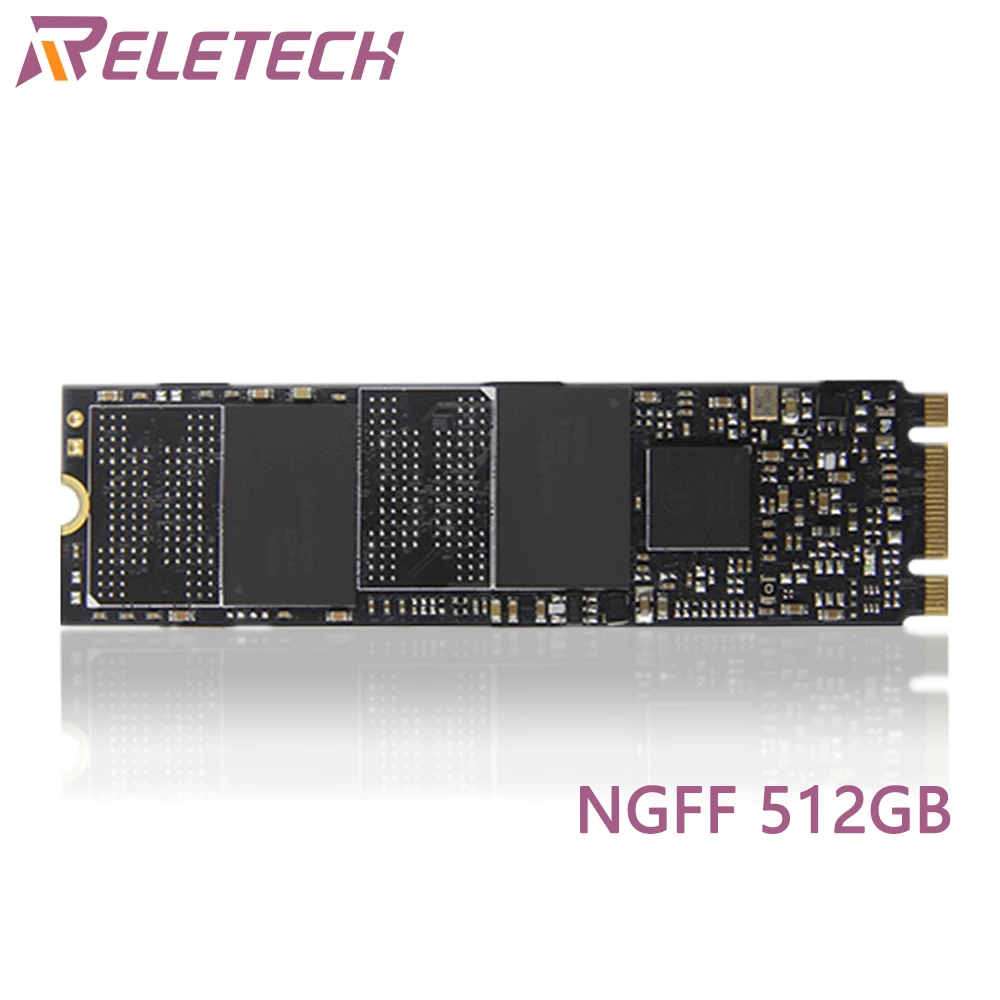 Reletech M.2 SSD M2 PCIe NVME NGFF M2 SATA SSD 512GB Solid State Drive 2280 Internal Hard Disk hdd for X79 X99 B450