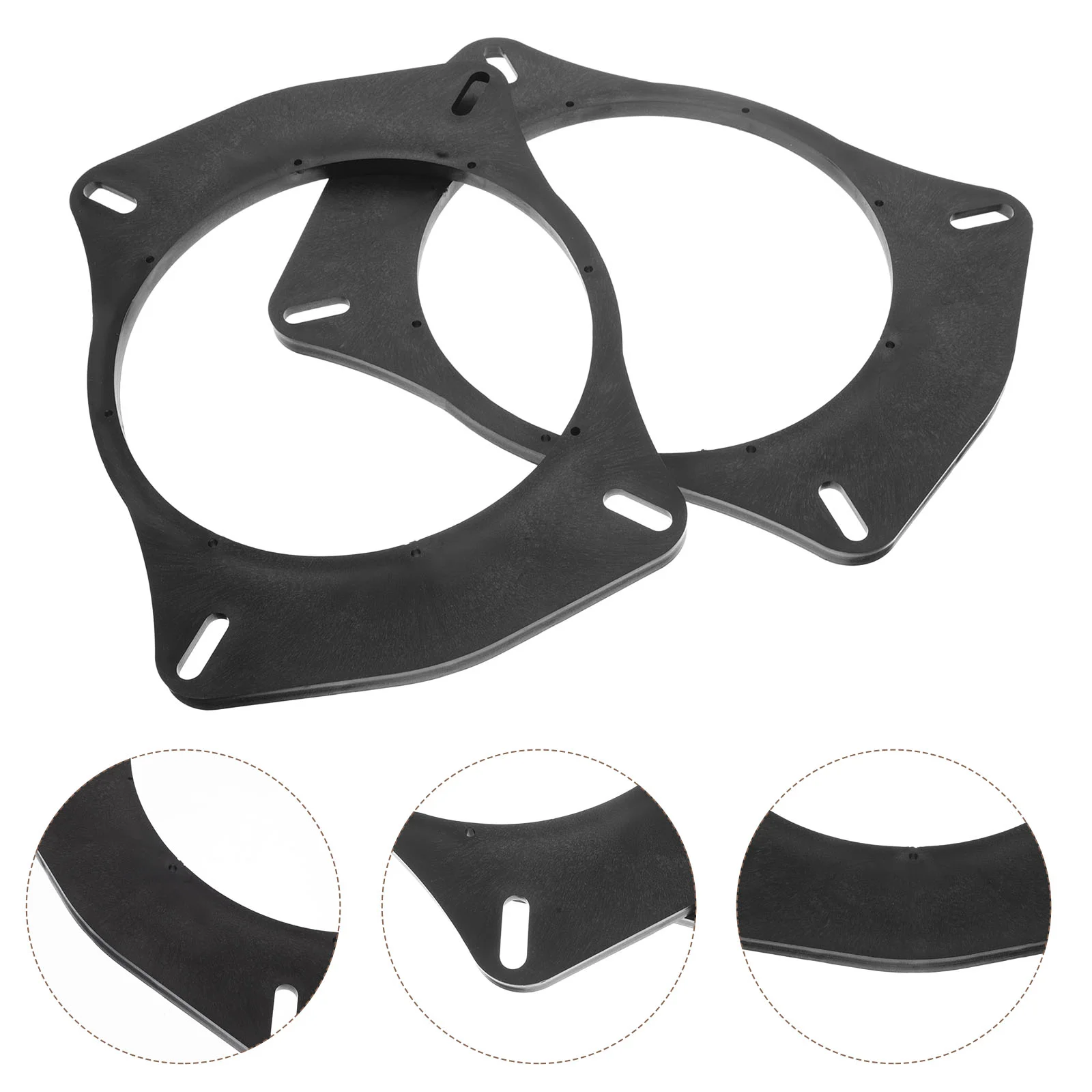 2 Pcs Car Horn Bracket Speaker Accessories for Riser Ring Adapter Rings Spacers Mount Trumpet