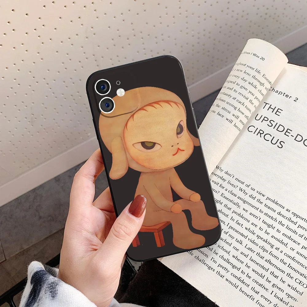 Y-Yoshitomos Nara Phone Case Silicone Soft For IPhone 16 15 14 13 12 11 Plus Pro Max Plus