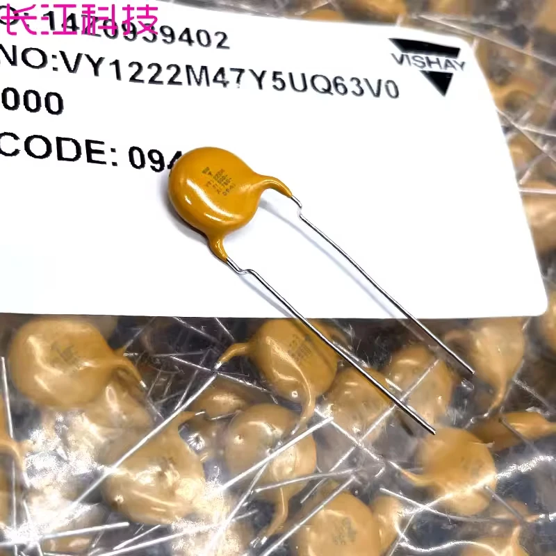 VISHAY BC VY1222M 222 2200pf 2.2nf 760v 500v x1 safety standard ceramic capacitor