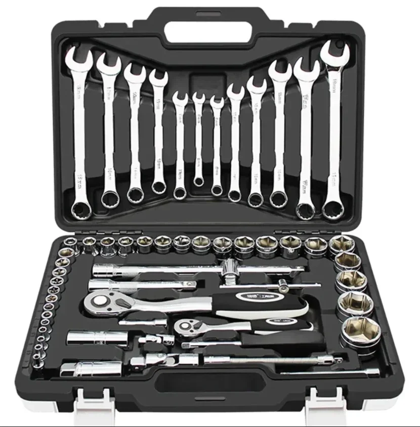 Tool Set Hand Tools for Car Repair Ratchet Spanner Wrench Socket Set Car tire Repair mechanical Tool ferramentas Kits