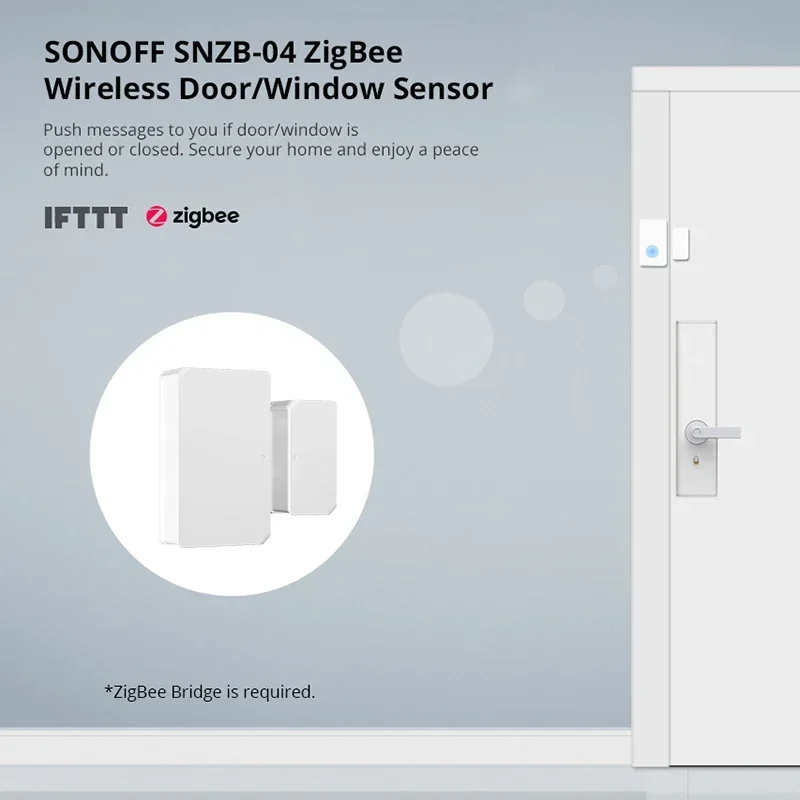 SONOFF Zigbee 3.0 Bridge Pro/T&H Sensor/Switch/Door Sensor/Motion Sensor/ZBMINI-L2/SNZB-02D/01P/02P/03 Control Via Ewelink Alexa