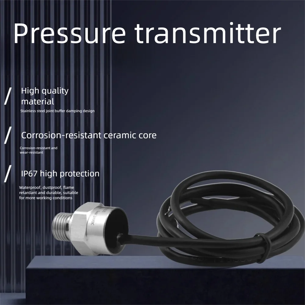 

0-1,0 МПа 0-1,6 МПа 0-2,0 МПа Керамический датчик давления 4-20 мА 0,5-4,5 В 0,4-2 В 0-5 В Датчик давления воды, масла, воздуха, газа