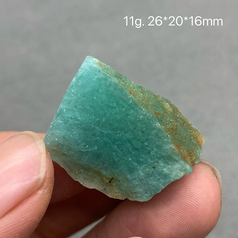 

Best！100% natural blue stone original Amazon Gem stone mineral specimen heals crystal.