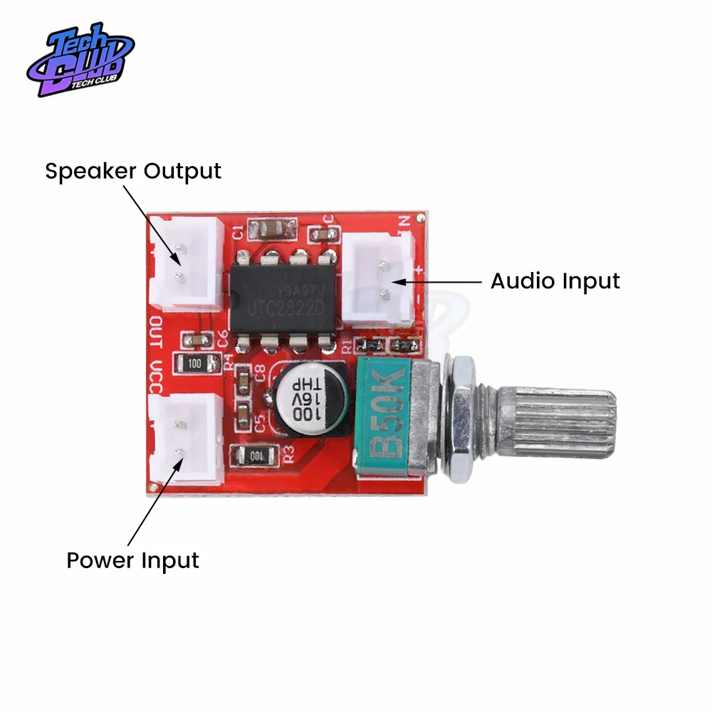 Headphone Amplifier Board Max4410 Miniature Headphone Mini Ear Amplifier for Electronic Compoent Kit