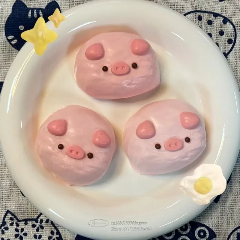 Jouets de porcelet en Silicone doux faits à la main, soulagement de la pression à rebond lent, pincement, Compression, jouets à presser, cadeau de vacances pour enfants