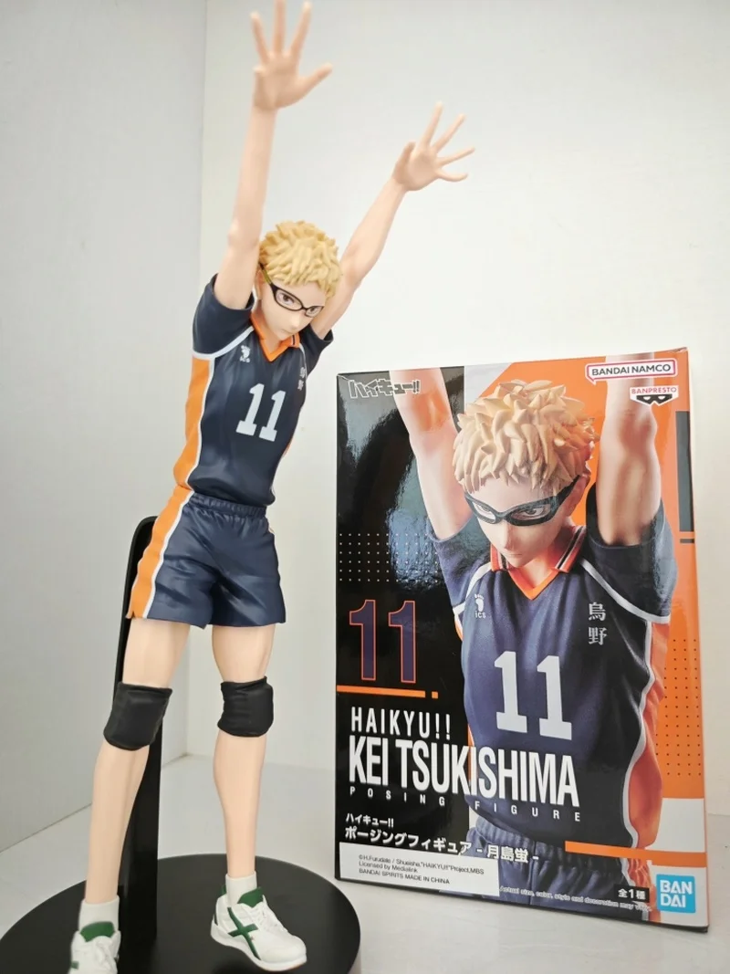 Genuine Bandai Haikyu!!  Anime Peripheral Hinata Shoyo Action Figure Kageyama Flyhon Model Oikawa Tooru Figure Ornaments Gift