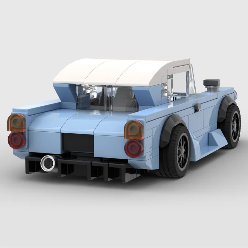 287 PCS Speed Hypercar 1959 Anglia Custom MOC Customize Modular Building Block Popular Technology Model DIY Christmas Toy Gift