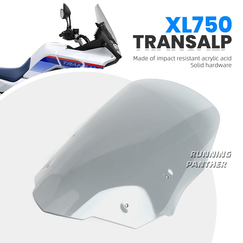 For HONDA XL 750 XL750 TRANSALP Transalp 2023 Motorcycle Front Windscreen Windshield Visor Wind Screen Shield Spoiler Deflector