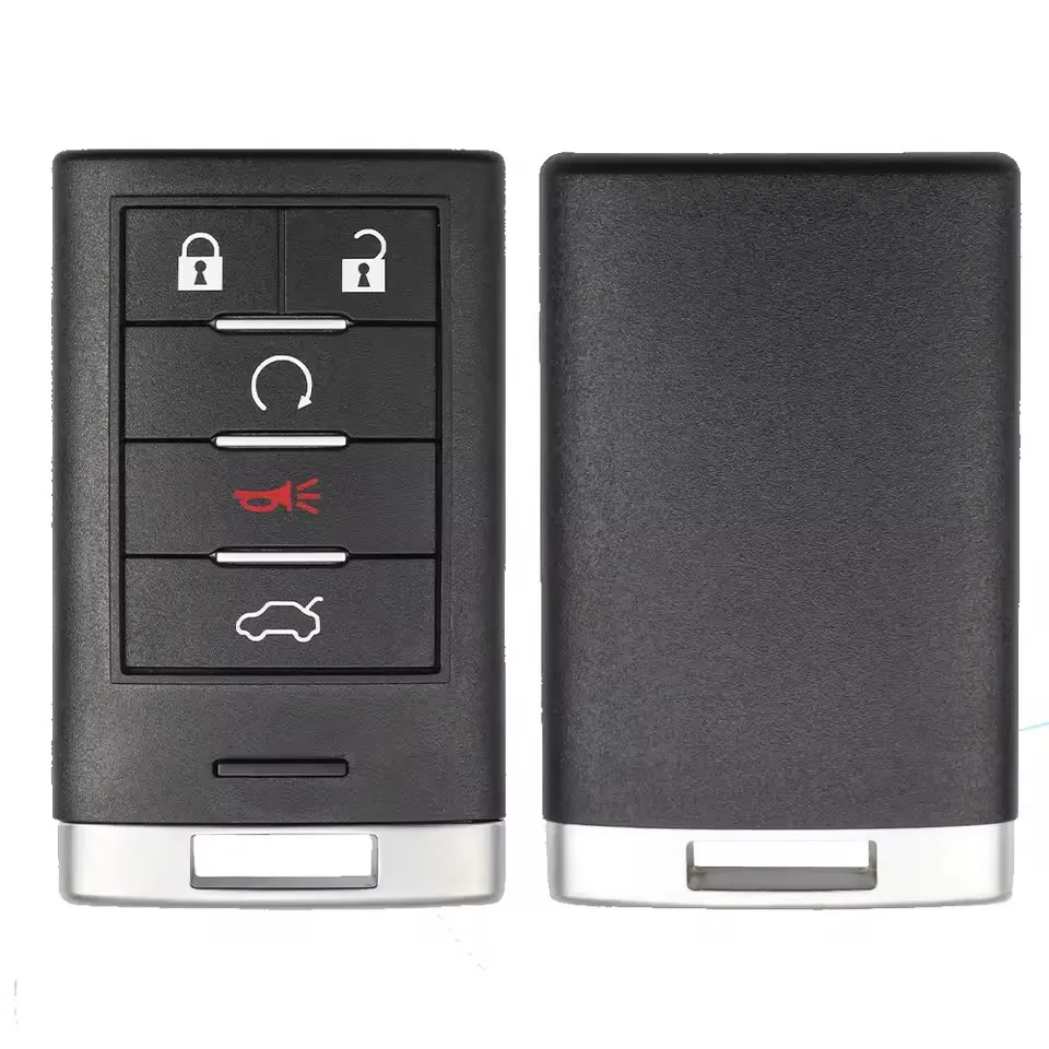 Xuri para Cadillac CTS STS SLS 2008-2014 Fob 315MHz ID46 Chip M3N5WY7777A Control remoto inteligente llave de coche Balde sin cortar