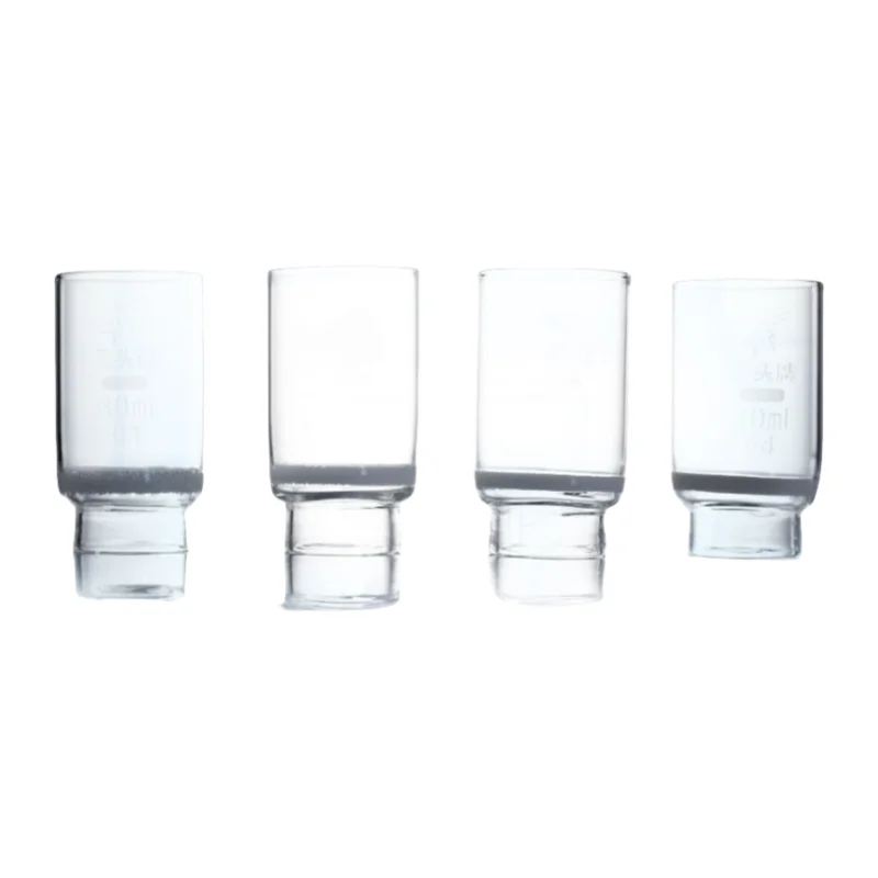 Glass crucible filter